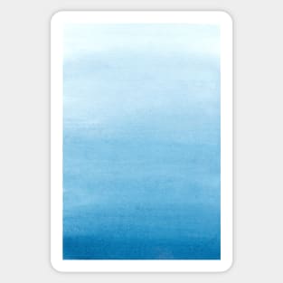 Blue gradient watercolor Sticker